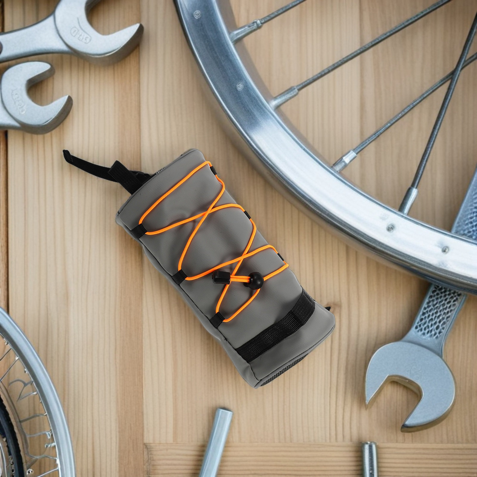 Road Cycling Essential Gear - Weatherproof Bike Front Bag Handlebar Top