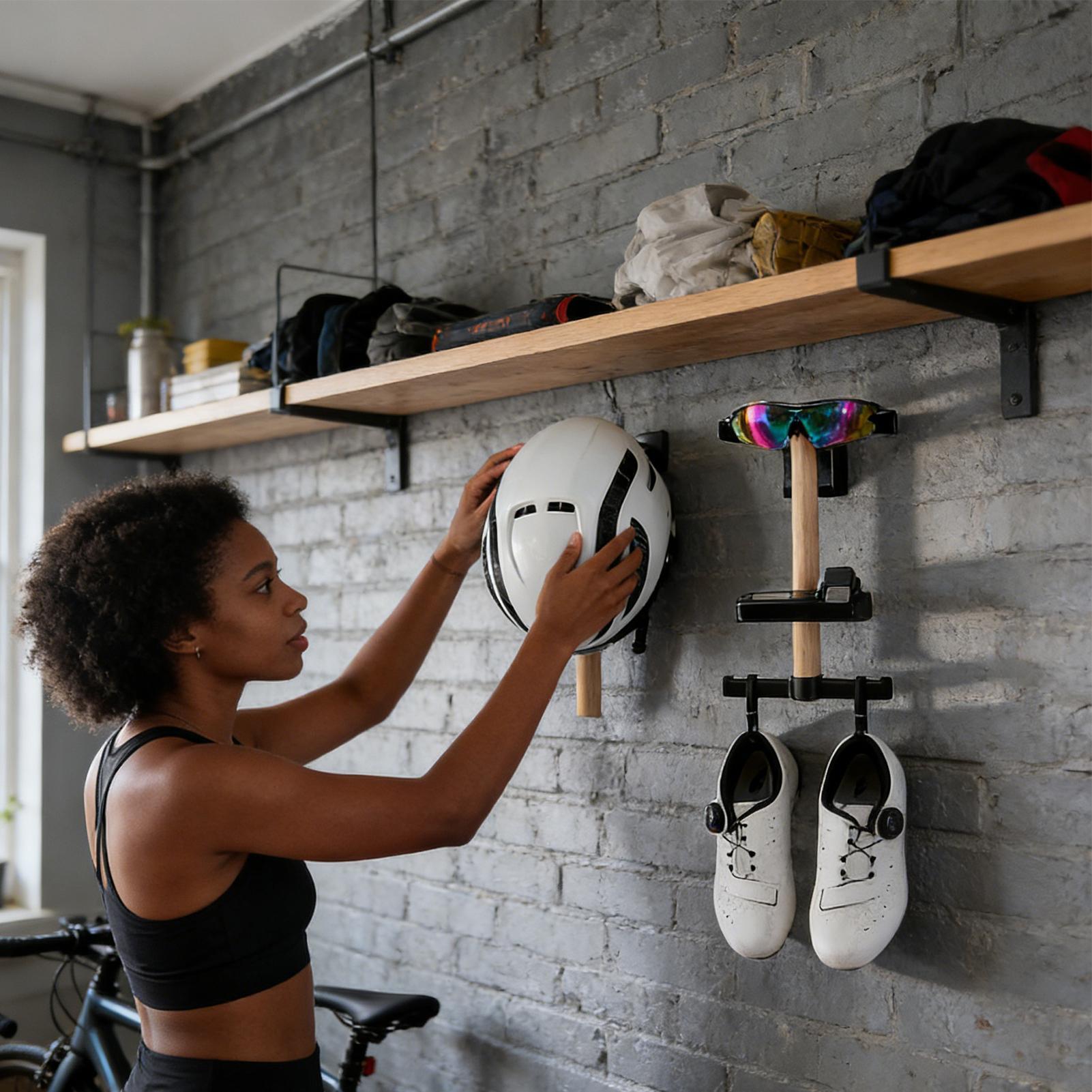 Bicycle Gear Rack 1 Set Wall M - đánh giá và giá Cycling Gear Organizer