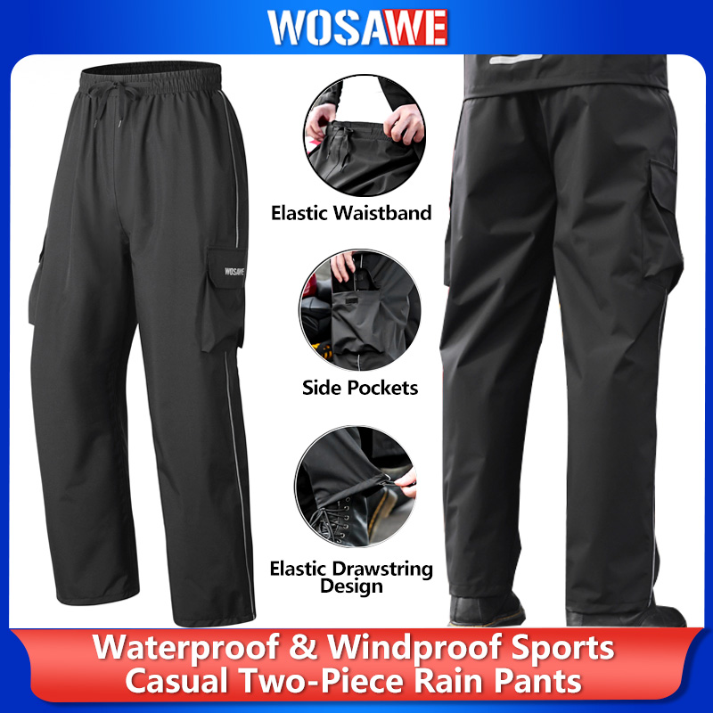 WOSAWE Hiking Rain Pants Outdo - đánh giá và giá Cycling Shoe Covers