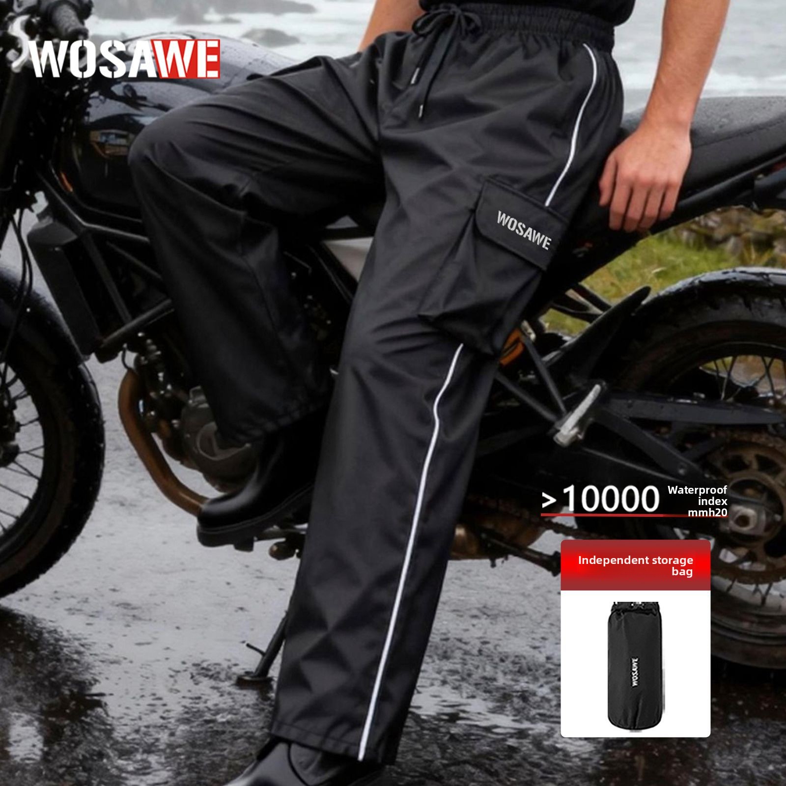 WOSAWE Hiking Rain Pants Outdo - đánh giá và giá Cycling Shoe Covers