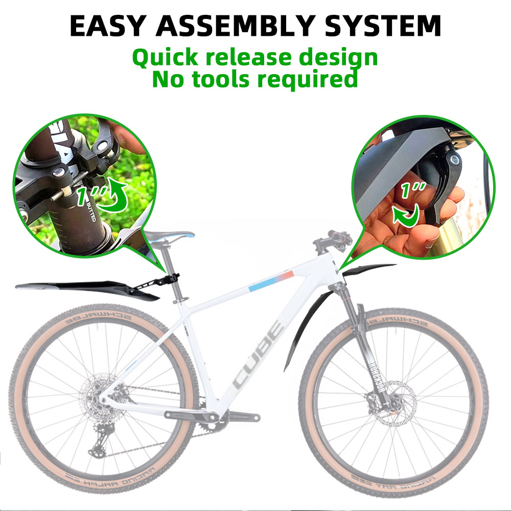 RBRL Xe Đạp Chắn Bùn Bộ MTB Đi - đánh giá và giá Bike Fender Set
