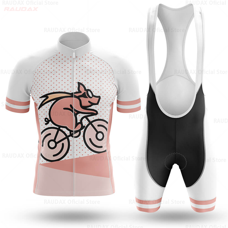Men's Funny Pig Cartoon Anime  - đánh giá và giá Cycling Gear For Sale