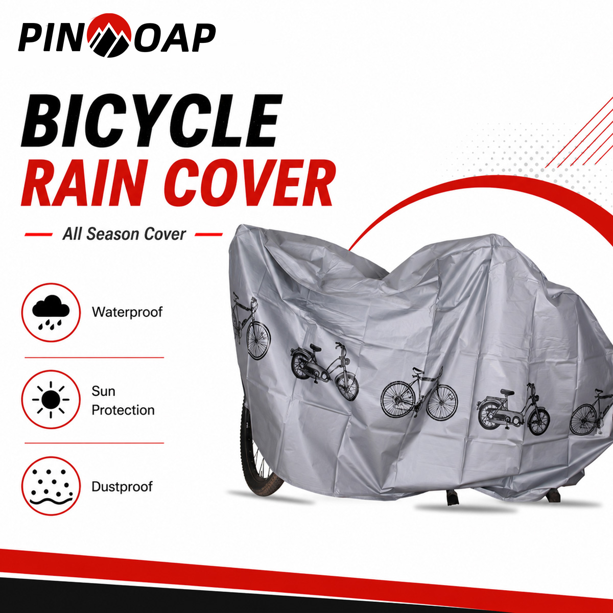PINMOAP Universal Bicycle Rain - đánh giá và giá Cycling Gear Organizer