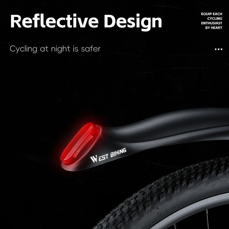 WEST BIKING Reflective Bicycle - đánh giá và giá Bike Fender Set