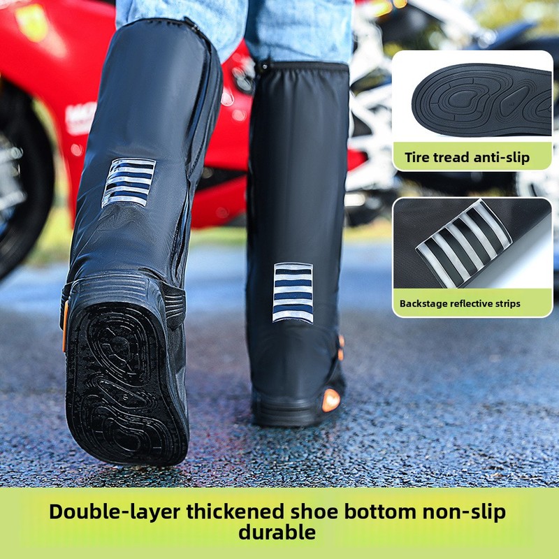 Men Women High‑Top Waterproof  - đánh giá và giá Cycling Shoe Covers