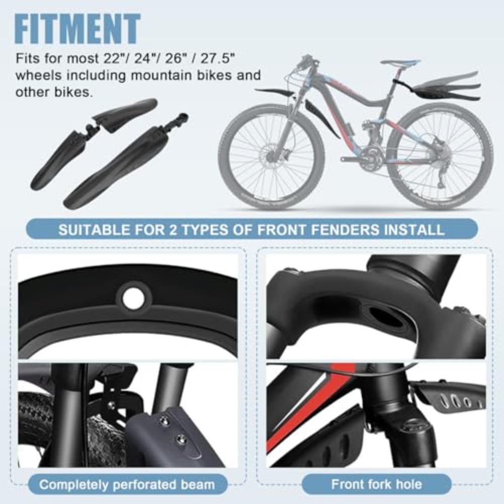 Bike Mud Guard Set Front & Rea - đánh giá và giá Bike Fender Set