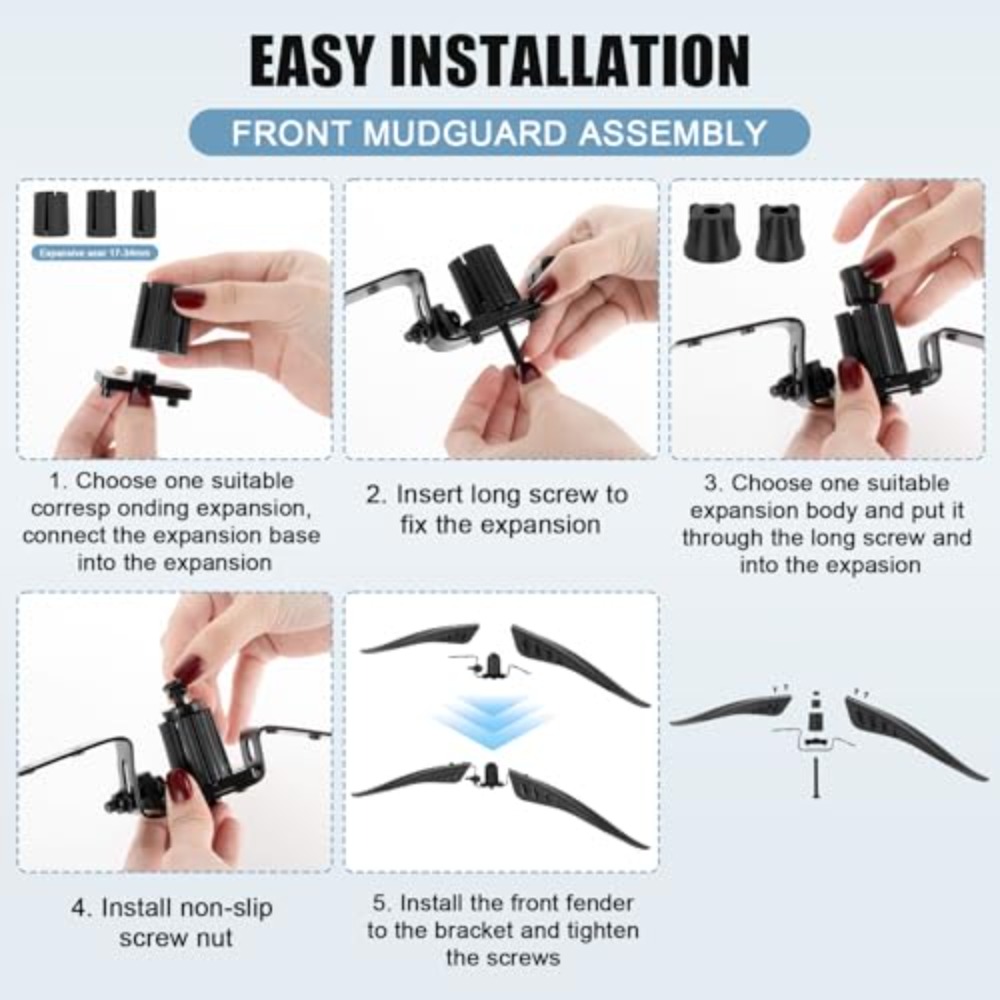 Bike Mud Guard Set Front & Rea - đánh giá và giá Bike Fender Set