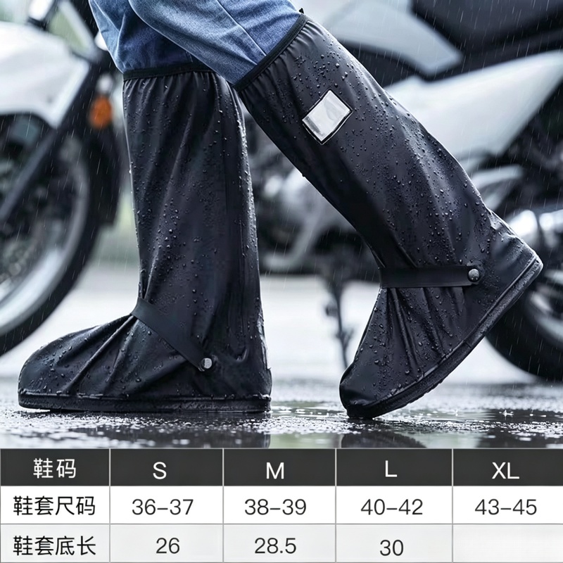 Black High Top Waterproof Rain - đánh giá và giá Cycling Shoe Covers