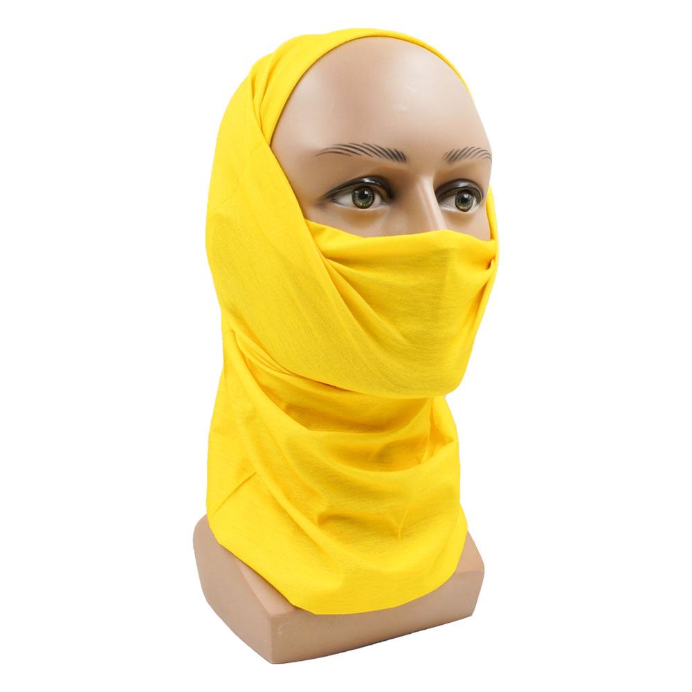 Yellow Multifunction Cycling N - đánh giá và giá Cycling Face Mask
