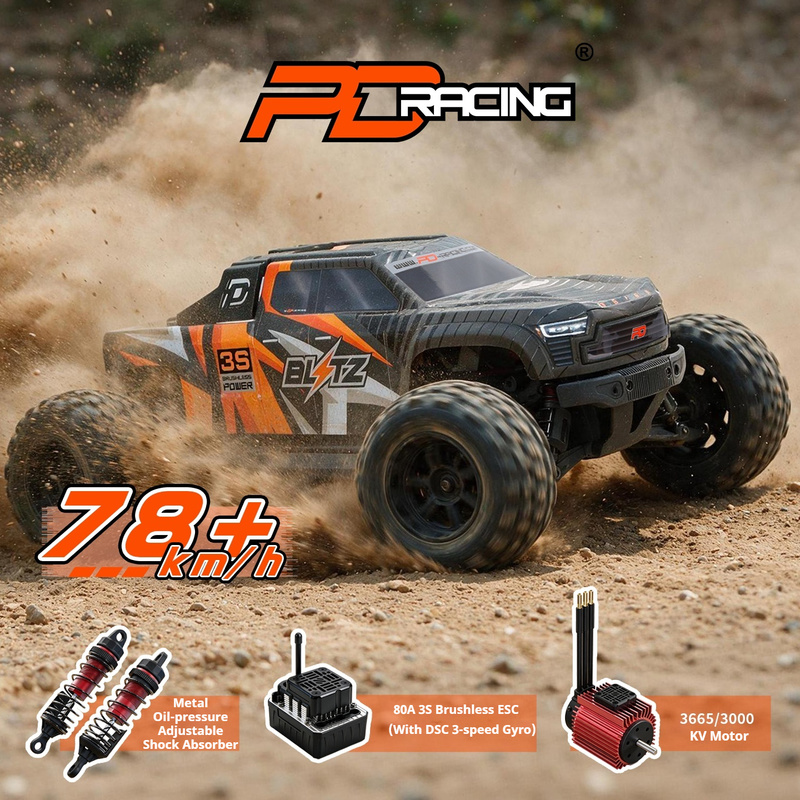 New PDracing TK12 1/10 Brushle - đánh giá và giá Cycling Gear Box